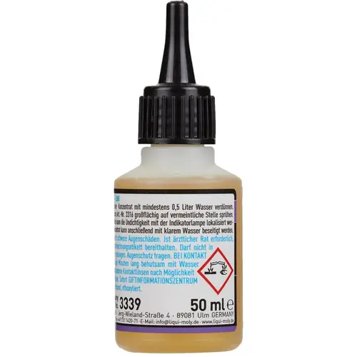 LOCALIZADOR DE VAZAMENTO FLUORESCENTE LIQUI MOLY LEAK FINDER K 50ML 3339