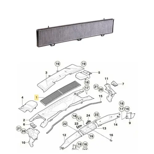 FILTRO AR CONDICIONADO CABINE BMW X1/118I/120I/135I/318I/320I/325I/330I/335I 2.0 16V/3.0 2