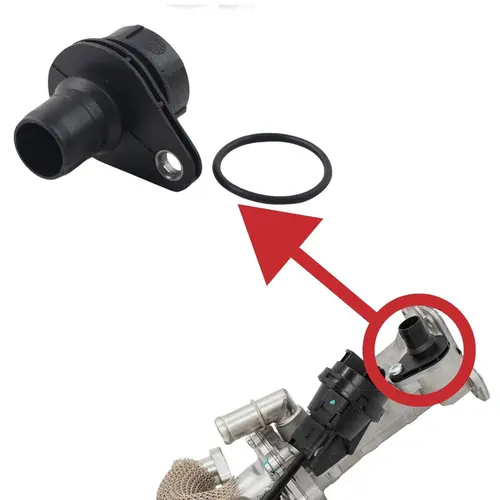 FLANGE TUBO CONECTOR DE ÁGUA VÁLVULA EGR LAND ROVER DISCOVERY SPORT EVOQUE FREELANDER 2 2.2 16V SD4 TD4 2011 A 2017