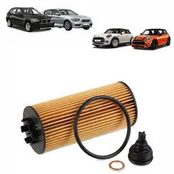 FILTRO LUBRIFICANTE BMW/MINI 1.2/1.5/2.0 16V B38/B47/B48 14/...11428593186/SKU621