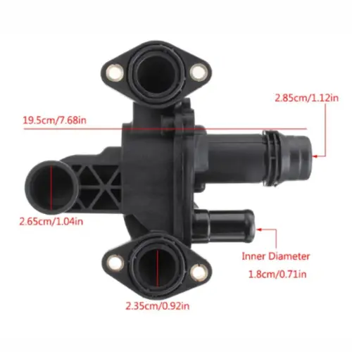 CARCACA VALVULA TERMOSTATICA LAND ROVER 2.7/3.0 24V 2005 A 2017 LR073372/SKU2558