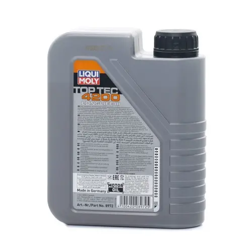 ÓLEO MOTOR LIQUI MOLY TOP TEC 4200 5W30 SINTÉTICO 1L 8972