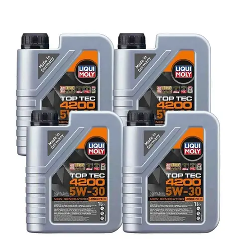 ÓLEO MOTOR LIQUI MOLY TOP TEC 4200 5W30 SINTÉTICO 1L 8972