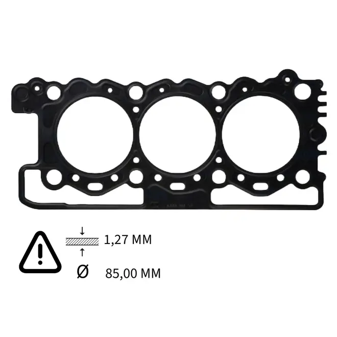 JUNTA CABECOTE 4 PIC LAND ROVER 3.0 24V TDV6 2011 A 2019 1,27 MM LR013070/SKU3333