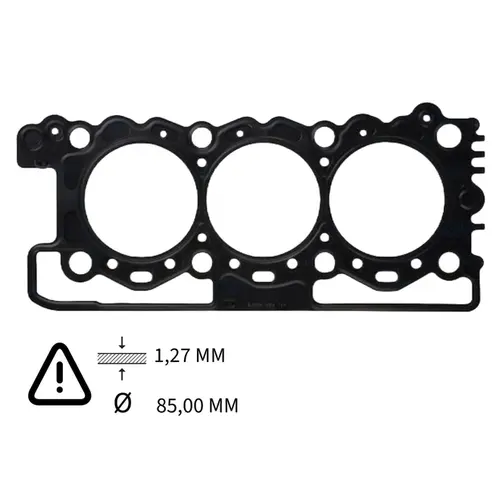 JUNTA CABECOTE 4 PIC LAND ROVER 3.0 24V TDV6 2011 A 2019 1,27 MM LR013070/SKU3333