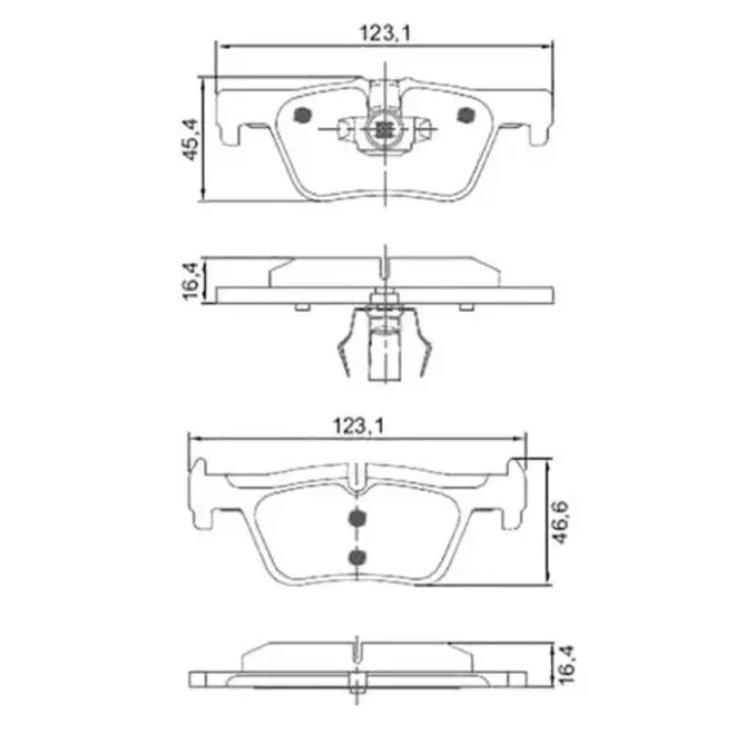 JG PASTILHA TRAS BMW 116I/118I/120I/125I/220I/320I/328I/420I/428I/430I 2011 A 2020 3420679