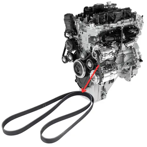 KIT CORREIA ALTERNADOR POLY V LAND ROVER 2.0 16V INGENIUM 2017 A 2023