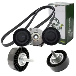KIT CORREIA ALTERNADOR POLY V LAND ROVER 2.0 16V INGENIUM 2017 A 2023