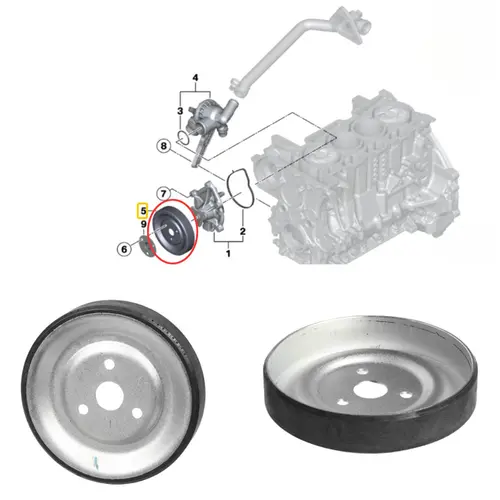 POLIA BOMBA AGUA BMW/MINI 1.6 16V 2007 A 2016 11517545958/SKU3531