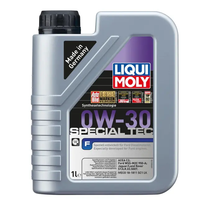 OLEO MOTOR LIQUI MOLY SPECIAL TEC F 0W30 ACEA C2 API SN 1L 8902