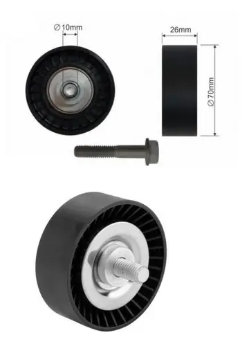 ROLAMENTO GUIA CORREIA ALTERNADOR BMW 118I 120I 318I 320I X1 Z4 2.0 16V N46 2008 A 2014