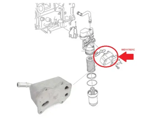 RADIADOR ÓLEO MOTOR AUDI A3 A4 S3 TT VOLKSWAGEN PASSAT 2.0 16V 2005 A 2014