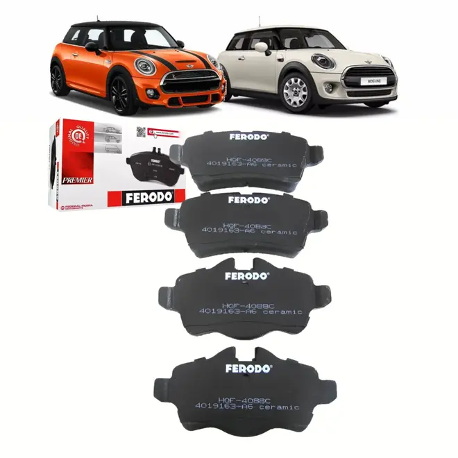 JOGO PASTILHA TRASEIRA CERÃ‚MICA MINI COOPER S 1.6 16V 2006 A 2020 34216778325/SKU1625