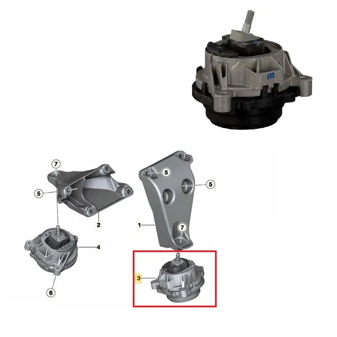 COXIM MOTOR BMW ESQ 125I/320I/328I/X3 2.0 16V 2011 A 2018 22116787657/SKU869