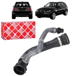MANGUEIRA SUPERIOR RADIADOR BMW X5 XDRIVE 3.0 24V 2008 A 2010 17127593490