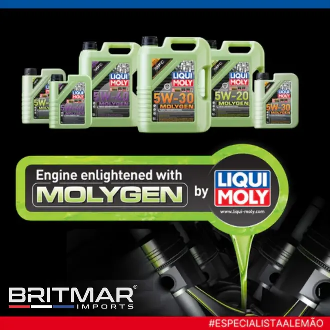 ÓLEO MOTOR 5W30 SINTÉTICO LIQUI MOLY MOLYGEN 1L 9047