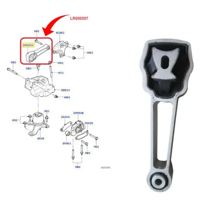COXIM MOTOR SUPERIOR DIREITO LAND ROVER EVOQUE DISCOVERY SPORT FREELANDER 2 VOLVO S60 S80 V60 V70 XC60 XC70 XC90 2.0 2.2 2.4 3.0 3.2 2011 A 2018