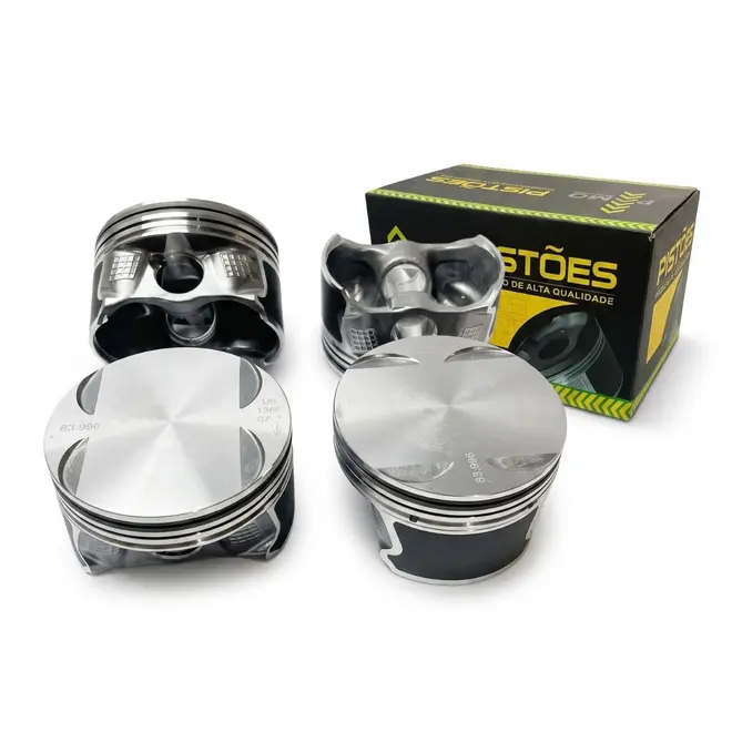 JOGO PISTÕES MOTOR STD 84MM SEM ANÉIS BMW 118I 120I 320I X1 Z4 2.0 16V N46 2007 A 2015