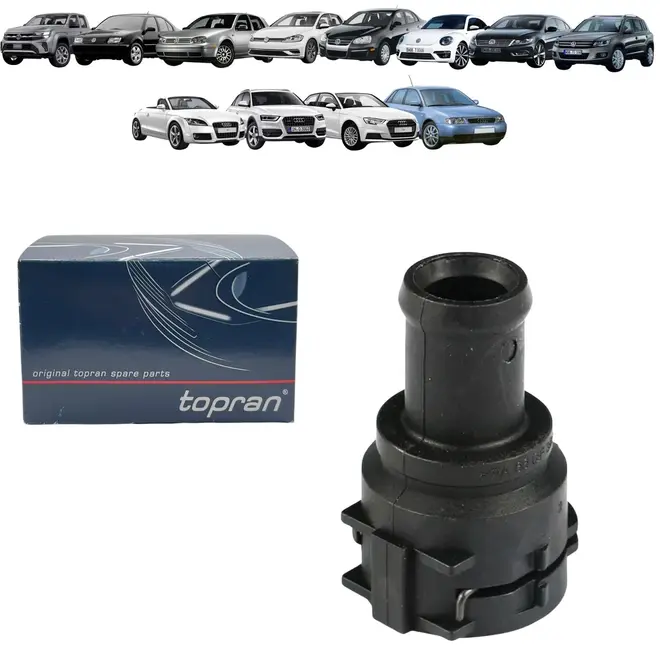 FLANGE AR QUENTE RETA AUDI/VW 1.6/2.0 8V/1.8 20V T/2.0 16V FSI/TSI/2.5 20V FSI 3B0122291B/