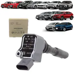 BOBINA IGNICAO AUDI/VW 1.0 12V/1.4/1.6 16V MPI/TFSI/TSI 2011 A 2023  04E905110Q/SKU3449