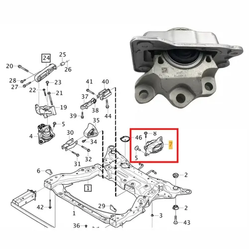 COXIM CAMBIO/MOTOR ESQUERDO VOLVO S60/S90/V60/V90/XC60/XC90 2.0 16V 2018 A 2021 31460716/S