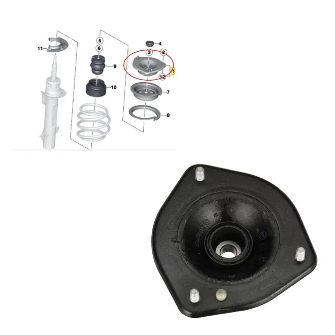COXIM AMOR DIAN MINI COOPER S 1.6 16V 2008 A 2016 31306772749/SKU3279