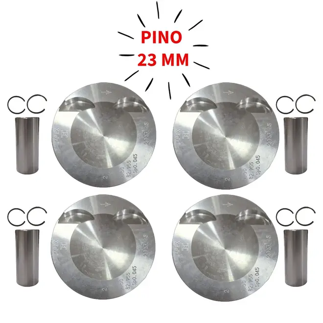 JG PISTAO 050 AUDI/VW 2.0 16V TFSI/TSI PINO 23 MM Ø 83 MM 1.0X1.2X2.0