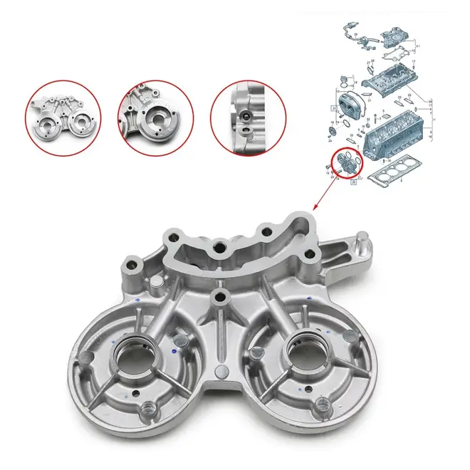 SUPORTE CAVALETE COMANDO VALVULA AUDI/VW 1.8/2.0 16V TFSI/TSI 2013 A 2021 06L103144H/SKU37