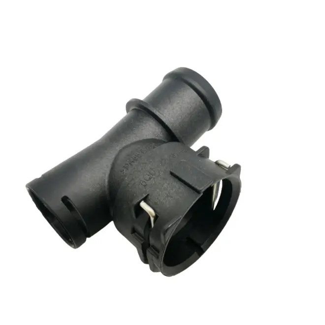 FLANGE INFERIOR RADIADOR C/ SENSOR AUDI VW 1.8 2.0 16V TFSI TSI 2012 A 2025 5Q0122291T