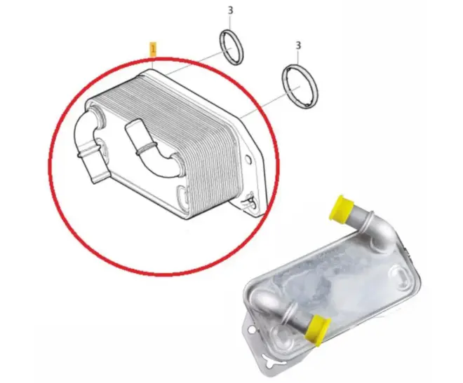 RADIADOR TROCADOR ÓLEO MOTOR VOLVO S60 S80 V40 V60 V70 XC60 XC70 2.0 16V TURBO 2013 A 2018