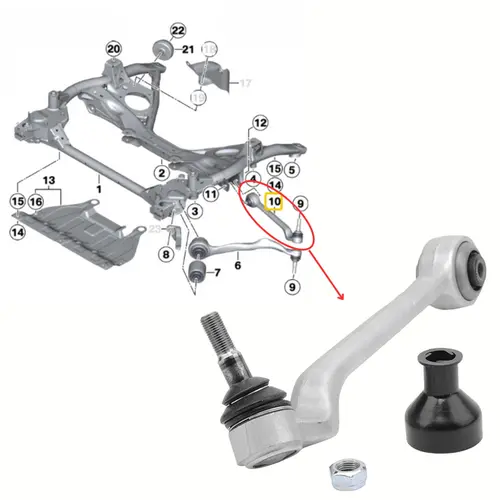 BRACO RETO SUSP L/DIR BMW F20/F21/F22/F30/F31/F32/F33/F34/F36 N13/N20/B48/N55 2011 A 2017