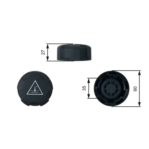 TAMPA RESERVATÓRIO RADIADOR BMW M135I M140I M2 M5 118I 120I 125I 220I 320I 330E 530I 530E 650I X1 X2 MINI COOPER R56 R57 R55 R58 R60 1.5 12V B38 2.0 16V B48 3.0 24V B58 S55 4.4 32V N63 S63 2006 A 2023