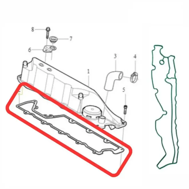 JUNTA TAMPA RESPIRO VOLVO 3.0 24V T6 2009 A 2015 30757223/SKU2827