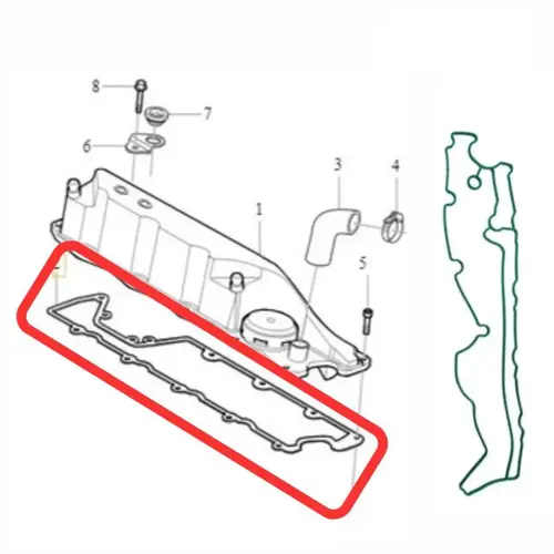 JUNTA TAMPA RESPIRO VOLVO 3.0 24V T6 2009 A 2015 30757223/SKU2827