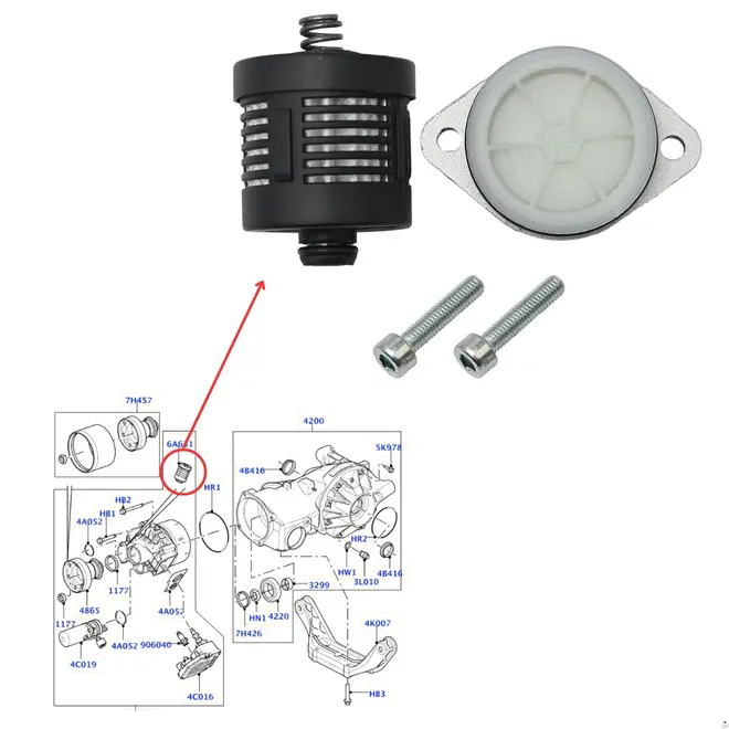 FILTRO TRASEIRO HALDEX GEN 3ª VOLVO XC90 XC70 FREELANDER 2 AWD 2005 A 2009