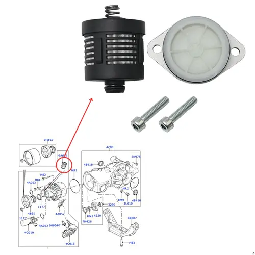 FILTRO TRASEIRO HALDEX GEN 3ª VOLVO XC90 XC70 FREELANDER 2 AWD 2005 A 2009