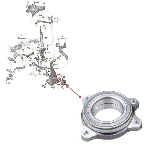 ROL RODA DIAN/TRAS AUDI A4/A5/A6/A8/Q5/SQ5/Q7 2015 A 2023 4M0498625C/SKU3649