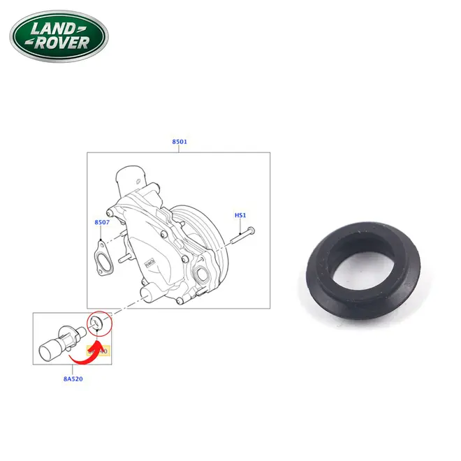 ANEL VEDACAO TROCADOR CALOR LAND ROVER 3.0 24V V6/5.0 32V V8 2010 A 2019 LR030593/SKU2420