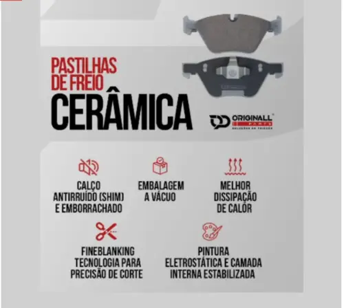 JOGO PASTILHA FREIO MINI COOPER COOPER S JOHN WORKS 1.5 2.0 2014 A 2021