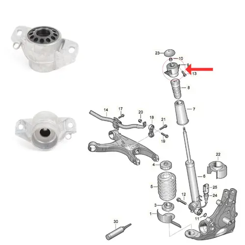 COXIM AMORT TRAS AUDI A4/A5/Q5/SQ5 2.0 16V/3.0 24V TFSI/3.2 24V FSI 2007 A 2017 8K0513353E