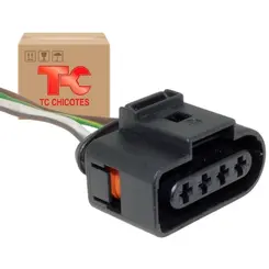 PLUG 4 VIAS 2.8 MM BOBINA/FLUXO AR AUDI/VW 1.8/2.0 16V TFSI/TSI2.5 20V/4.2/5.2 2007 A 2016