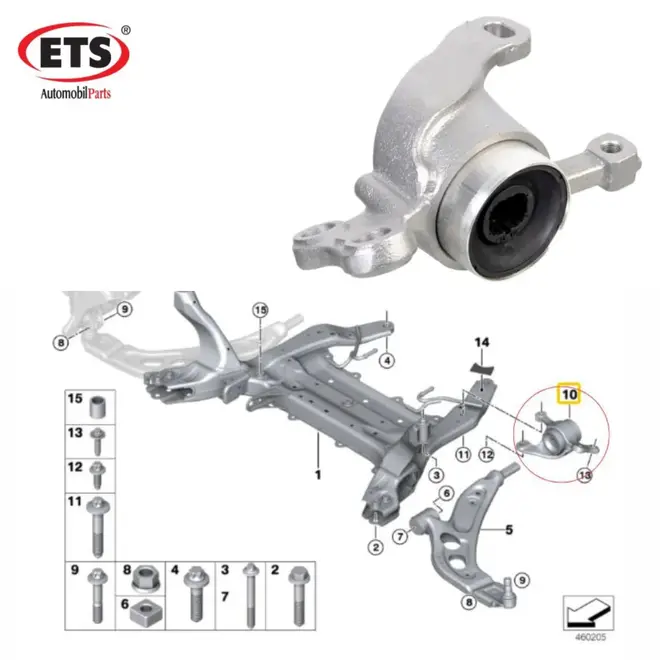 BUCHA BANDEJA DIAN DIR BMW/MINI 220I/225I/X1/X2/COOPER S 2.0 16V B48 2014 A 2019 311268743