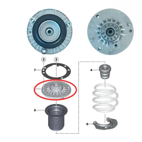 COXIM BATENTE SUP AMORT DIANT BMW 1.6 16V/2.0 16V/3.0 24V 2007 A 2018 3 FUROS 31306880438/