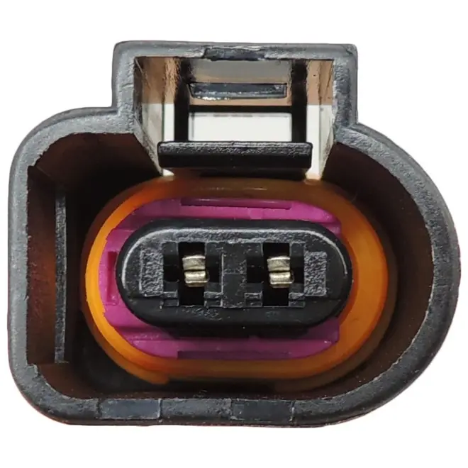 CONECTOR SENSOR TEMPERATURA EXTERNA 2 VIAS FÊMEA AUDI A1 A3 A4 A5 A6 A7 A8 Q3 Q5 Q7 TT R8 VW AMAROK BORA FUSCA GOLF JETTA PASSAT POLO TIGUAN TOUAREG UP GASOLINA FLEX DIESEL 1998 A 2020 1J0973702