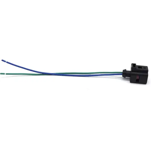 CONECTOR SENSOR TEMPERATURA EXTERNA 2 VIAS FÊMEA AUDI A1 A3 A4 A5 A6 A7 A8 Q3 Q5 Q7 TT R8 VW AMAROK BORA FUSCA GOLF JETTA PASSAT POLO TIGUAN TOUAREG UP GASOLINA FLEX DIESEL 1998 A 2020 1J0973702