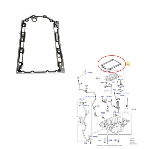 JUNTA CARTER MOTOR LAND ROVER 2.7/3.0 24V TDV6 2007 A 2019 LR005994/SKU3337