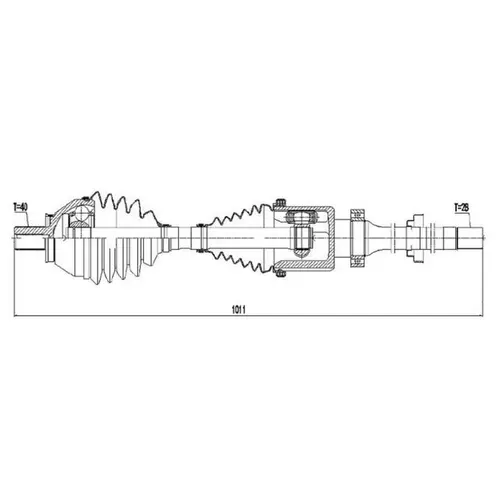 SEMI EIXO DIANTEIRO DIREITO LAND ROVER FREELANDER 2 3.2 24V I6 2007 A 2012 LR002619