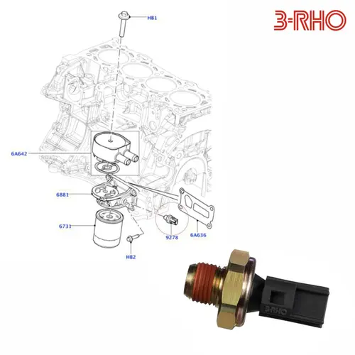SENSOR PRESSAO OLEO LAND ROVER/JAGUAR/VOLVO 2.0 16V SI4/3.6 32V/4.4 32V TDV8 2011 A 2017 L