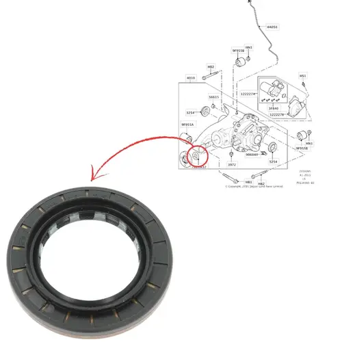RETENTOR PINHÃO DIFERENCIAL TRASEIRO LAND ROVER DISCOVERY 3 4 RANGE ROVER SPORT VOGUE 2005 A 2016 TZB500100