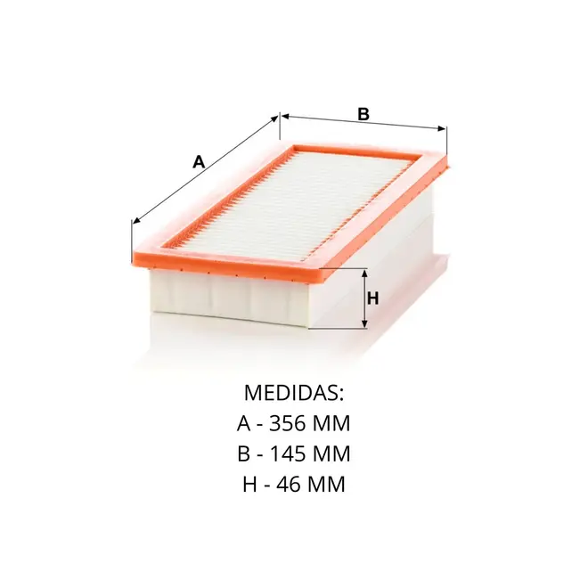 FILTRO AR MINI 1.6 16V N14/N18 2008 A 2014 13717568728/SKU3965